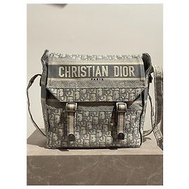 Borse DIOR T. Tessuto Grigio