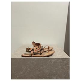 Lanvin-LANVIN Sandals T.EU 36 Leather-Beige