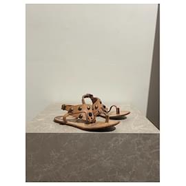 Lanvin-LANVIN Sandals T.EU 36 Leather-Beige