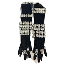 Dolce & Gabbana-DOLCE & GABBANA Gloves T.International M Synthetic-Black