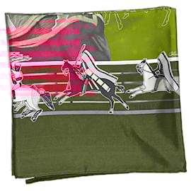 Hermès-HERMES Silk handkerchief T.  Silk-Red