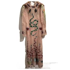 Gucci-GUCCI Dresses T.International XS Silk-Pink