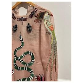 Gucci-GUCCI Dresses T.International XS Silk-Pink