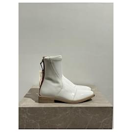 Fendi-FENDI Ankle boots T.EU 36 Patent leather-White