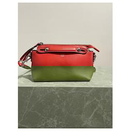 Fendi-FENDI Handbags T.  Leather-Red