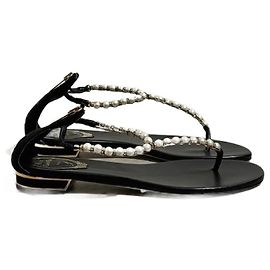 Sandali RENE CAOVILLA T.EU 36.5 Pelle Nero