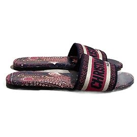 Sandali DIOR T.EU 36 Tessuto Blu