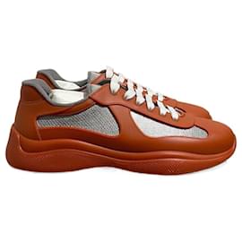 Prada-PRADA Trainers T.EU 45 Leather-Orange