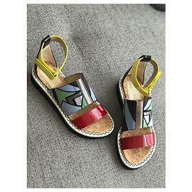 NICHOLAS KIRKWOOD Sandals T.EU 36 Leather Multicolore