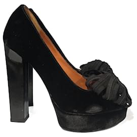 Lanvin-LANVIN Heels T.EU 36 Velvet-Black