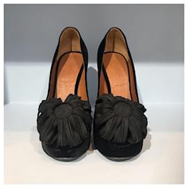 Lanvin-LANVIN Heels T.EU 36 Velvet-Black