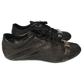 DIOR Trainers T.EU 36 Leather Noir