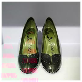 Lanvin-LANVIN Heels T.EU 37.5 Leather-Red