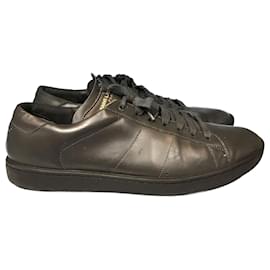 Saint Laurent-SAINT LAURENT Trainers T.EU 43 Leather-Grey
