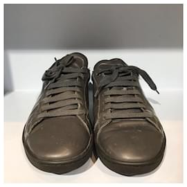 Saint Laurent-SAINT LAURENT Trainers T.EU 43 Leather-Grey