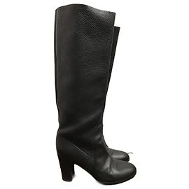 Botas SERGIO ROSSI T.EU 36 Cuero Negro