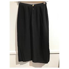 Chanel-CHANEL Skirts T.International S Synthetic-Black