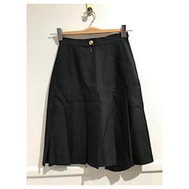 Chanel-CHANEL Skirts T.International S Synthetic-Black