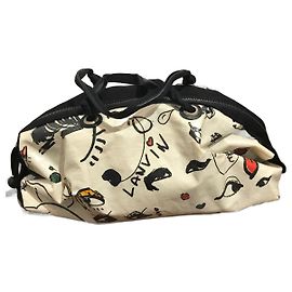 LANVIN Handbags T.  Cloth Cream