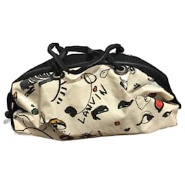Lanvin-LANVIN Handbags T.  Cloth-Cream