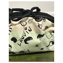 Lanvin-LANVIN Handbags T.  Cloth-Cream