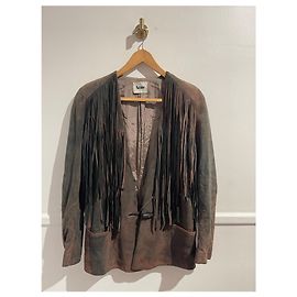 Veste ACNE STUDIOS T.FR 38 en daim Marron