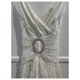 Autre Marque-RAISA VANESSA Dresses T.FR 36 Polyester-White