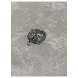 Dior-DIOR Rings T.EU 50 Metal-Black