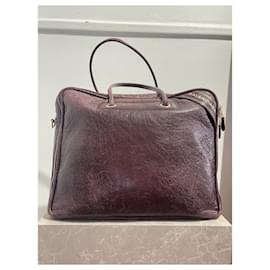 Balenciaga-BALENCIAGA Handbags T.  Leather-Purple