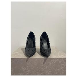 Balenciaga-BALENCIAGA Heels T.EU 39 Leather-Black