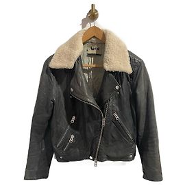 Giacca ACNE STUDIOS T.FR 38 Pelle Nero