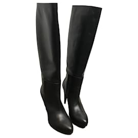 Balenciaga-BALENCIAGA Boots T.EU 40 Leather-Black