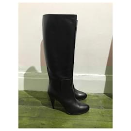 Balenciaga-BALENCIAGA Boots T.EU 40 Leather-Black
