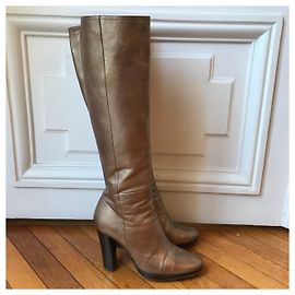 Botas BARBARA BUI T.EU 36 Couro Dourado
