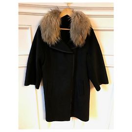 SAM RONE Coats T.International S Cashmere Black