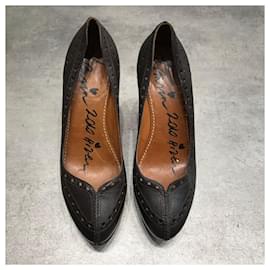 Lanvin-LANVIN Heels T.EU 40 Leather-Brown