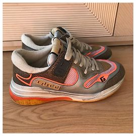 Baskets GUCCI T.EU 37 Cuir Multicolore