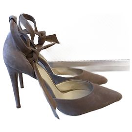ALEXANDRE BIRMAN Heels T.EU 39.5 Suede Beige