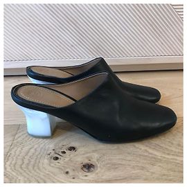 THE ROW Mules & Clogs T.EU 38 Leder Schwarz