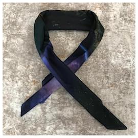 Alexander Mcqueen-ALEXANDER MCQUEEN Scarves T.  Cotton-Blue