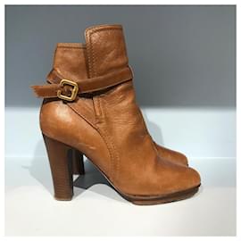 Chloé Botines CHLOE T.EU 36 Cuero Camello