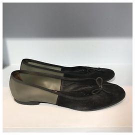 Céline CELINE Ballet flats T.EU 39.5 Suede Black