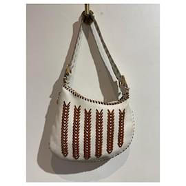 Fendi-FENDI Handbags T.  Leather-White