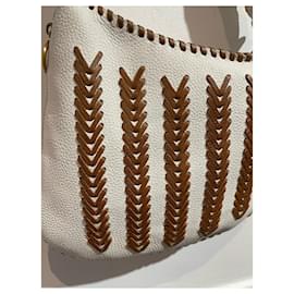 Fendi-FENDI Handbags T.  Leather-White