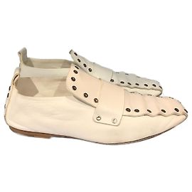 Céline Mules et sabots CELINE T.EU 40 Cuir Blanc