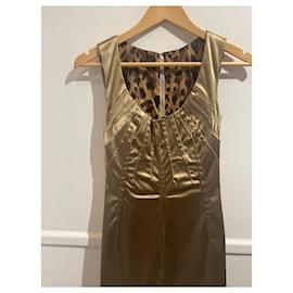 Dolce & Gabbana-DOLCE & GABBANA Dresses T.International XS Synthetic-Golden