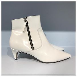 ISABEL MARANT Ankle boots T.EU 38 Leather White