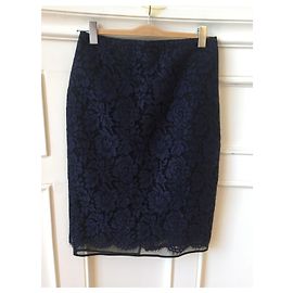 Faldas MSGM T.FR 38 Algodón Azul marino