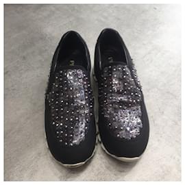 Prada-PRADA Trainers T.EU 36.5 Cloth-Black