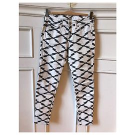 ISABEL MARANT ETOILE Jeans T.FR 36 Algodón Blanco